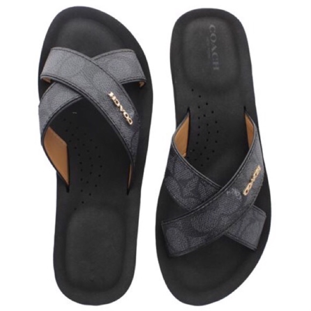COACH Janine slip-on slide sandals size US - 6.5 - Picture 2 of 8